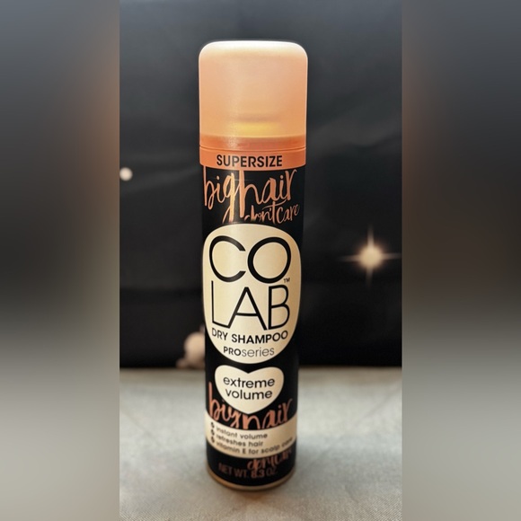 SUPERSIZE-COLAB Extreme Volume Dry Shampoo - Black and Pink - Picture 1 of 2